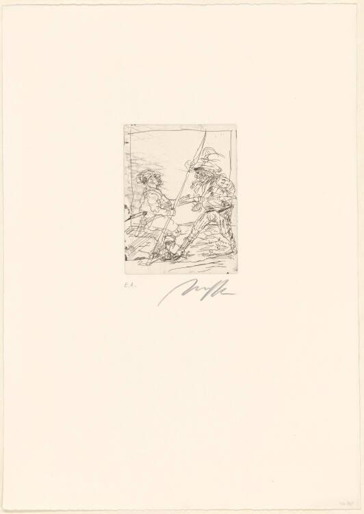 Alfred Hrdlicka, Bauernkrieg I, Inv. Nr.: DG1994/35