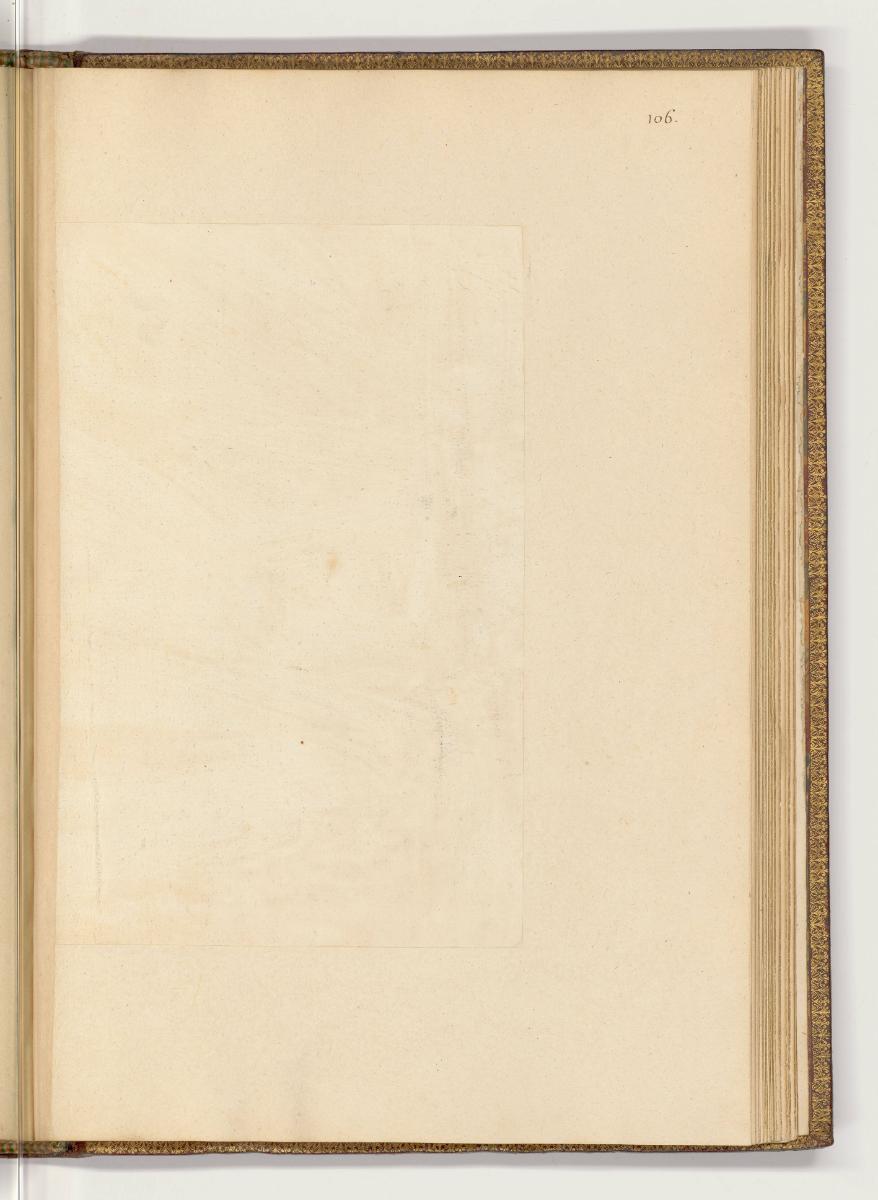 Kupferstiche von Francesco Villamena, Band I., Leerseite (Objektrückseite), Inv. Nr.: HB22.1, H…