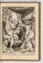 Kupferstiche von Francesco Villamena, Band I., Madonna mit Hieronymus und Maria Magdalena, Inv.…
