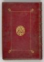 Kupferstiche von Francesco Villamena, Band I., Deckel hinten, Inv. Nr.: HB22.1, HB22.1/333/5/DH