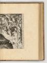 Kupferstiche von Francesco Villamena, Band I., Franz von Assisi in der Wildnis (unterer Teil), …