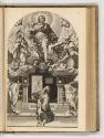 Kupferstiche von Francesco Villamena, Band I., Christus mit Maria und Augustinus von Hippo ersc…