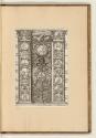 Kupferstiche von Matthäus Greuter, Allegorische Darstellung mit Medaillen zu Papst Pius V., Inv…