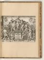 Kupferstiche von Matthäus Greuter, Allegorie mit Statue der Minverva, Inv. Nr.: HB23, HB23/59