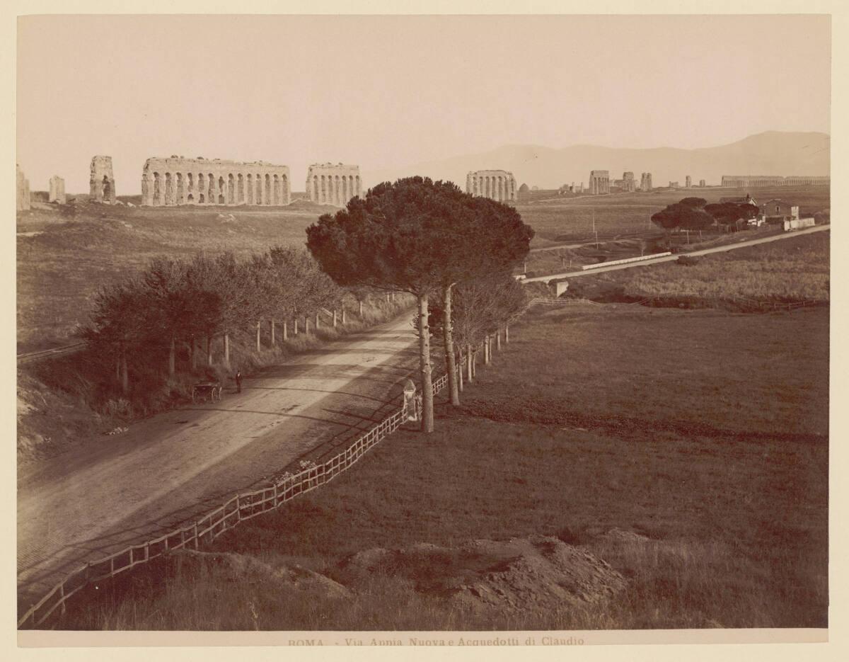 Anonym, Roma, Via Appia Nuova e Acquedotti di Claudio, Inv. Nr.: Foto2012/185