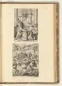 Kupferstiche von Johann Friedrich Greuter, Allegorie mit Gordischem Knoten; Allegorie der Relig…
