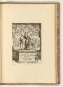 Kupferstiche von Johann Friedrich Greuter, Frontispiz mit drei Frauen und Wappen der Barberini,…