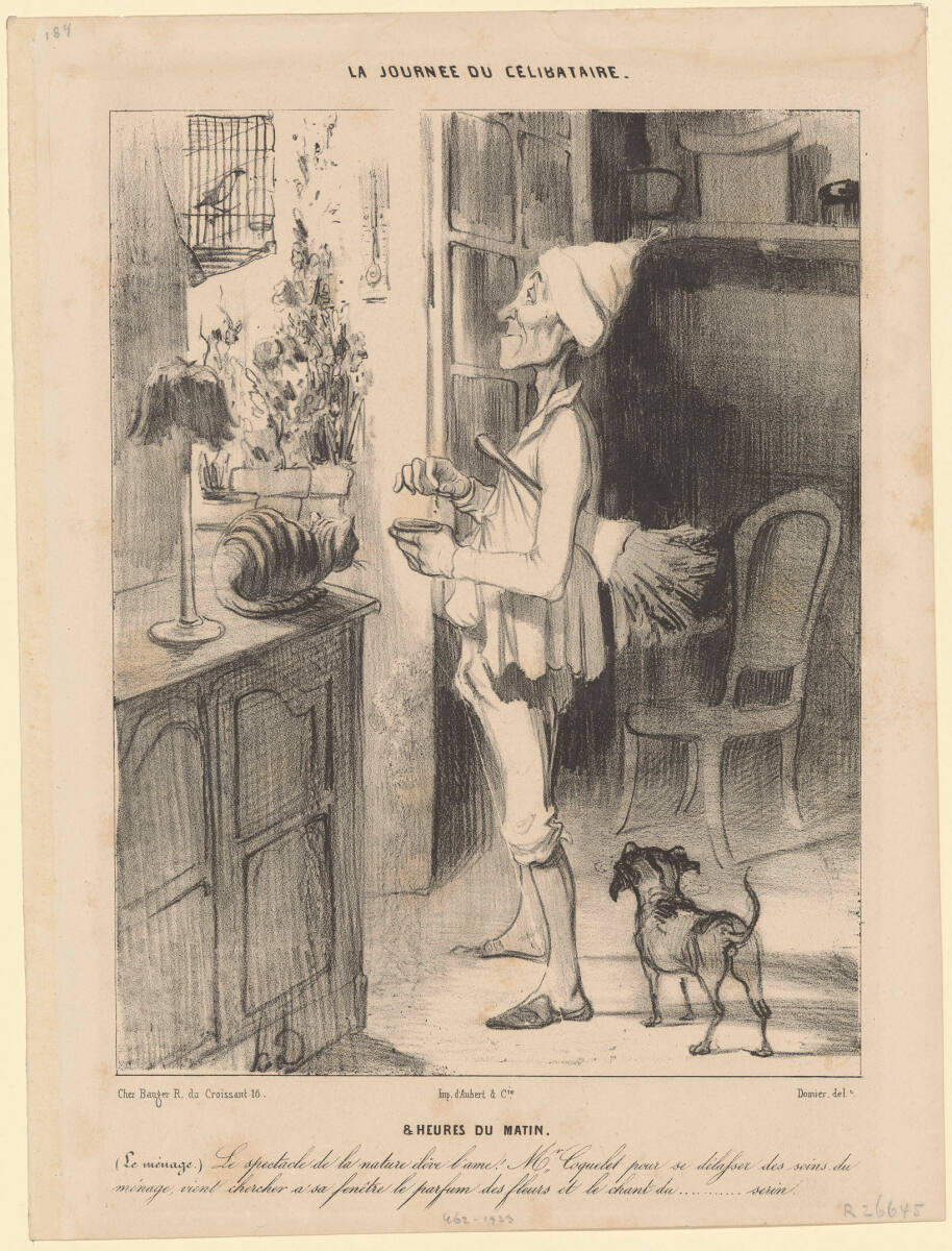 8 heures du matin, Honoré Daumier, 1839
