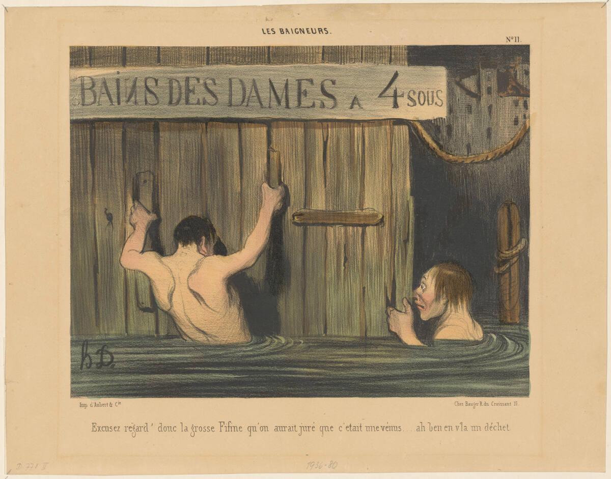 Honoré Daumier, Excusez, regard' donc la grosse Fifine..., Inv. Nr.: DG1936/80