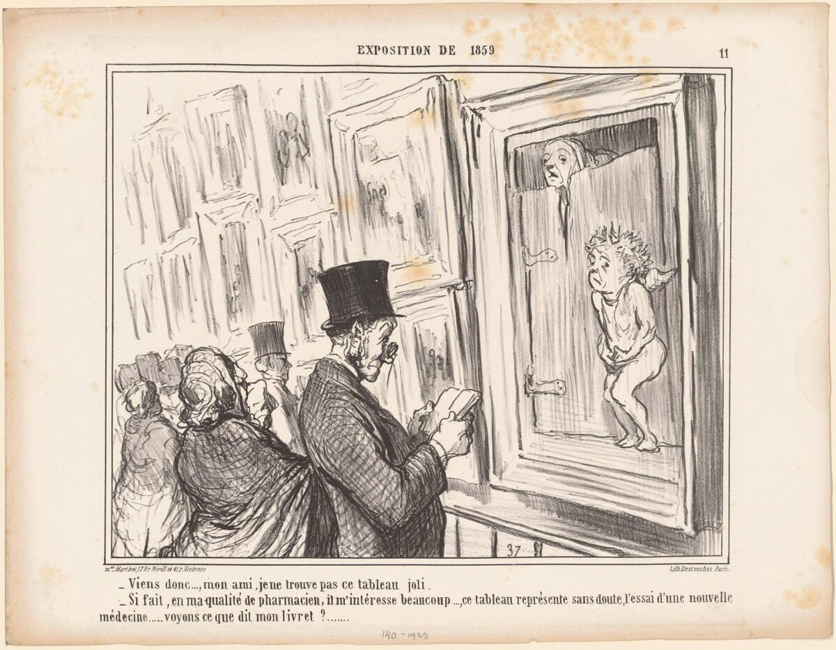 Honoré Daumier, Viens donc...,mon ami, je ne trouve pas..., Inv. Nr.: DG1923/140
