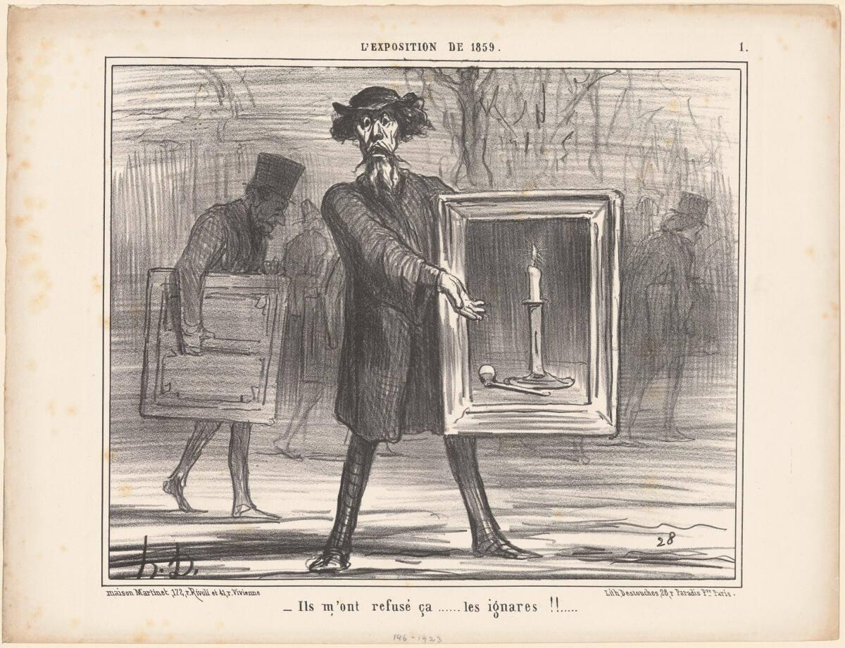 Honoré Daumier, Ils m'ont refusé ca...les ignares!!..., Inv. Nr.: DG1923/146
