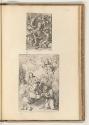 Druckgrafiken von Luca Ciamberlano, Camillo Cungi und Pietro Santo Bartoli, Allegorie mit dem P…