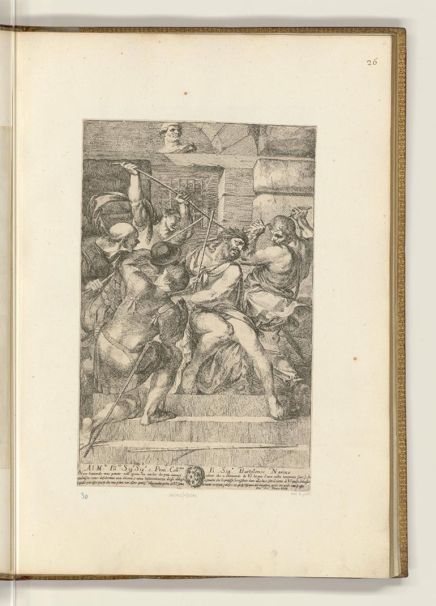 Druckgrafiken nach Tizian, Geißelung Christi, Inv. Nr.: HB27.1, HB27.1/26