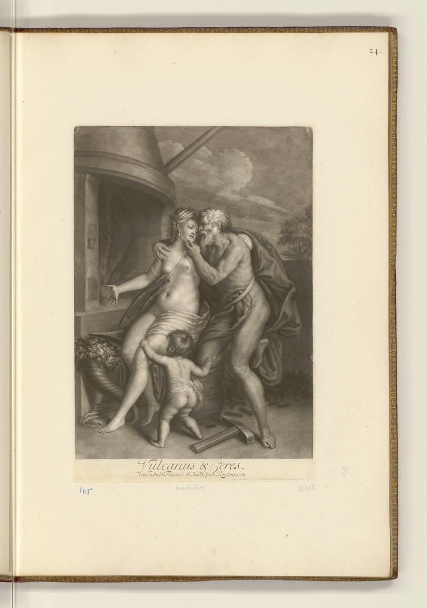 Druckgrafiken nach Tizian, Vulcanus & Ceres, Inv. Nr.: HB27.2, HB27.2/24
