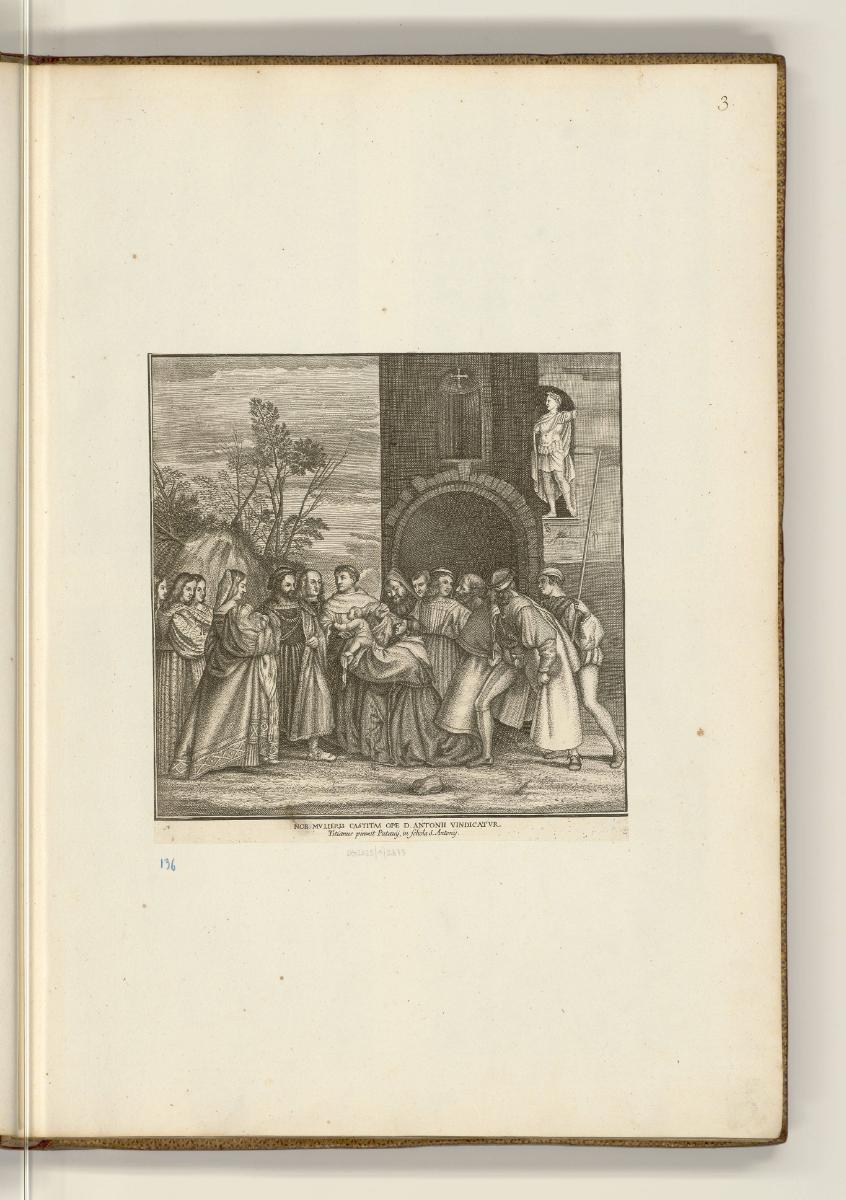 Druckgrafiken nach Tizian, Wunder des Neugeborenen, Inv. Nr.: HB27.2, HB27.2/3