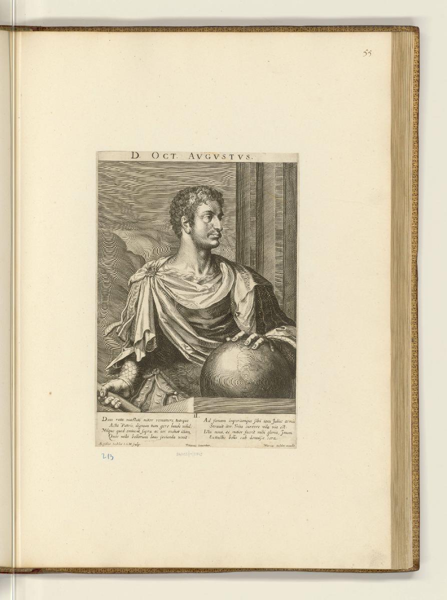 Druckgrafiken nach Tizian, Augustus, Inv. Nr.: HB27.2, HB27.2/55