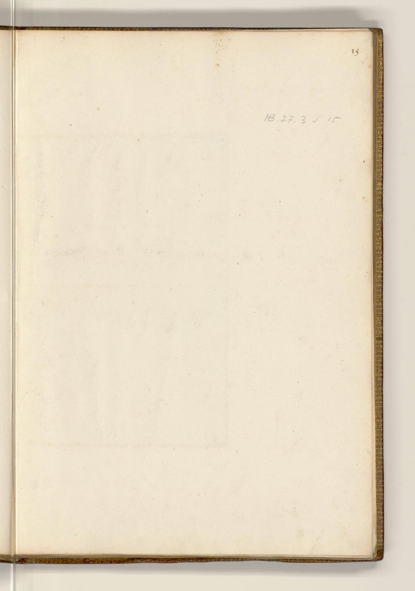 Druckgrafiken nach Tizian und Domenico Campagagnola, Leerseite, Inv. Nr.: HB27.3, HB27.3/15