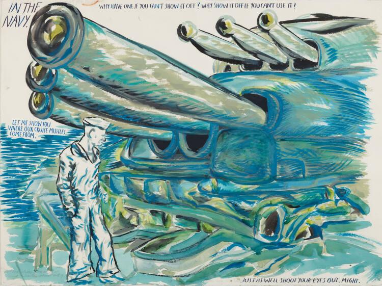 Raymond Pettibon, No Title (In the navy), Inv. Nr.: EDLDB5080