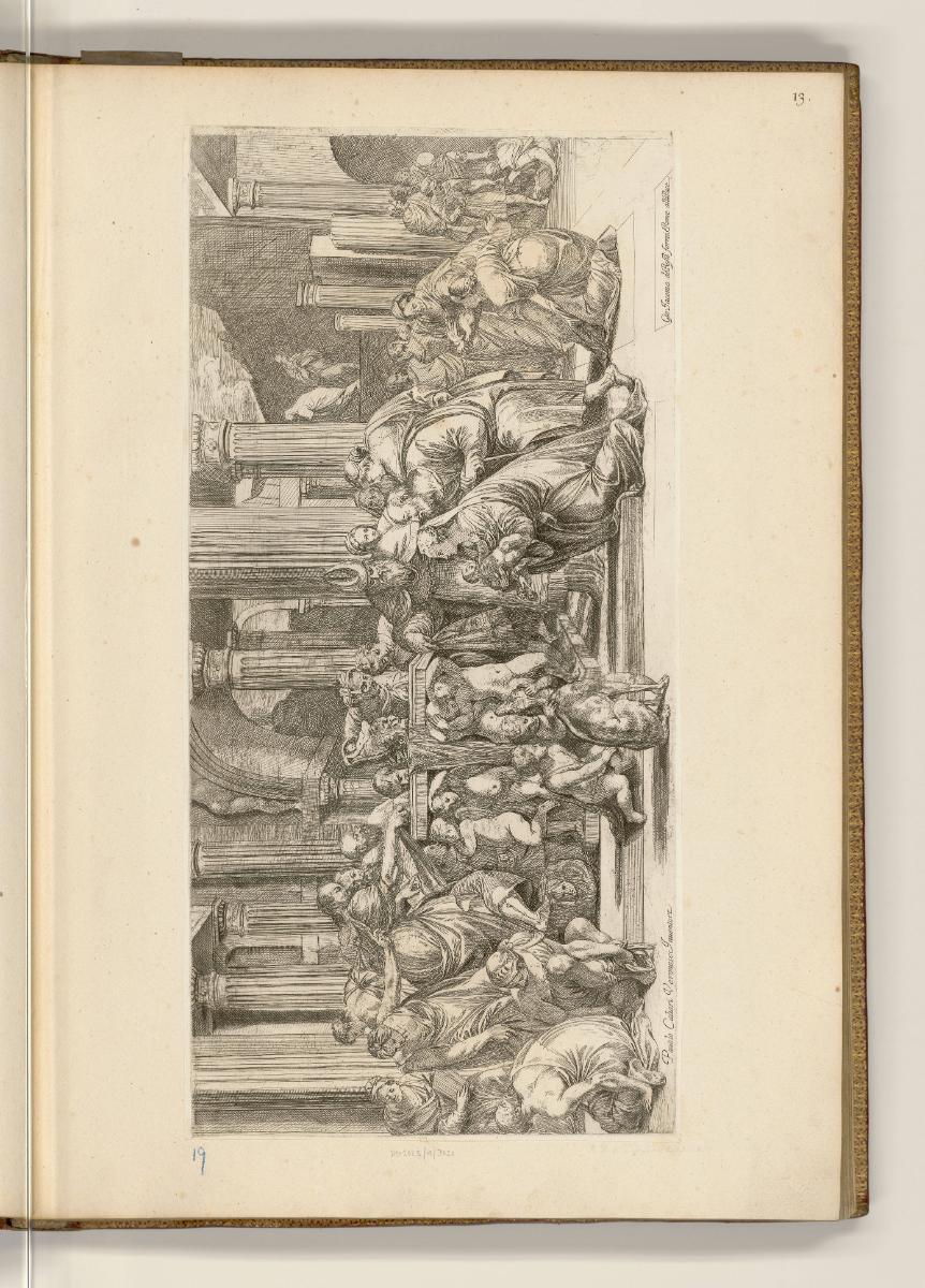 Druckgrafiken nach Paolo Veronese, Darstellung Christi im Tempel, Inv. Nr.: HB28, HB28/13