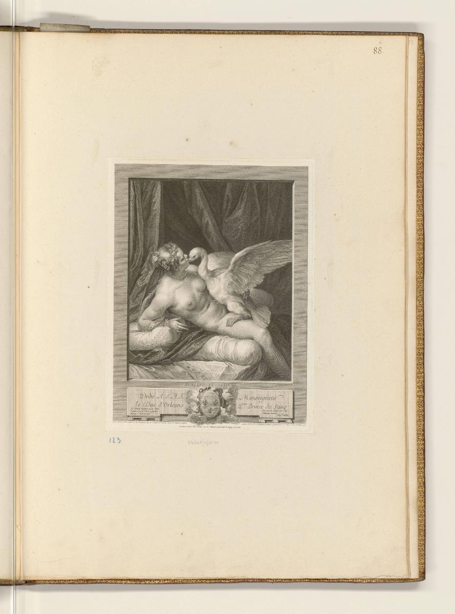 Druckgrafiken nach Paolo Veronese, Leda mit dem Schwan, Inv. Nr.: HB28, HB28/88