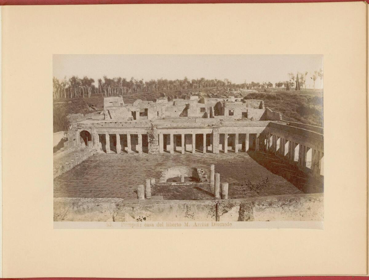 Roberto Rive, Pompei, casa del liberto M. Arrius Diomede, Inv. Nr.: Foto2012/326/47