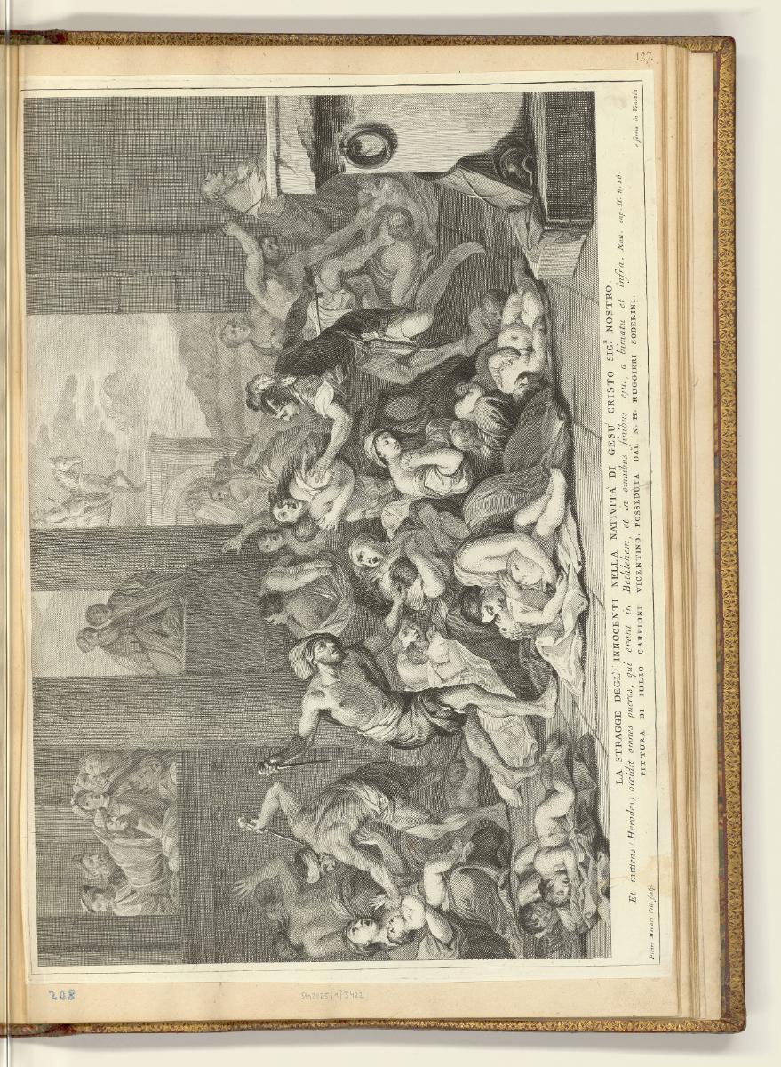 Druckgrafiken von und nach venezianischen Künstlern des 17. Jahrhunderts, Kindermord von Bethle…
