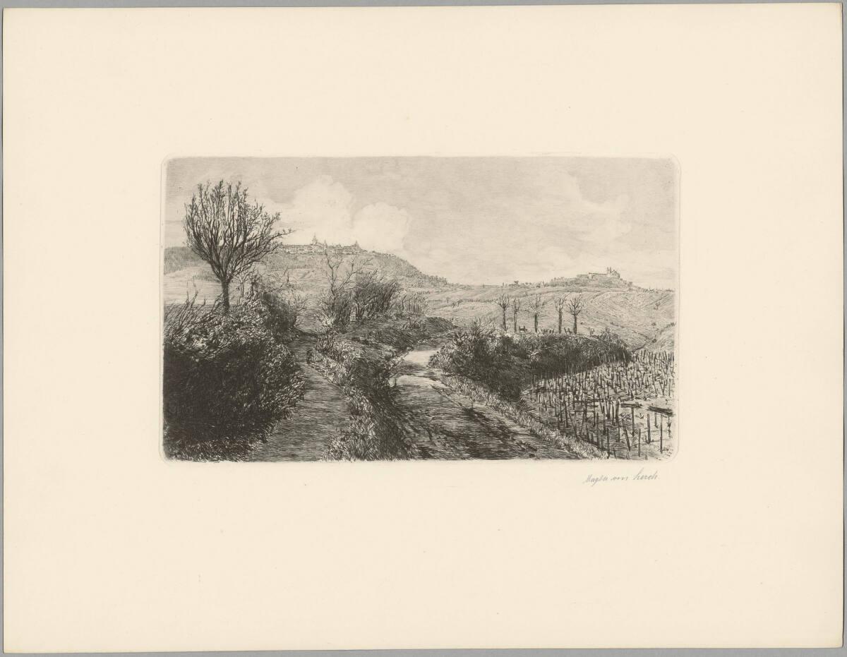 Magda von Lerch, "Blick auf den Kahlenberg", Inv. Nr.: DG1907/141/3