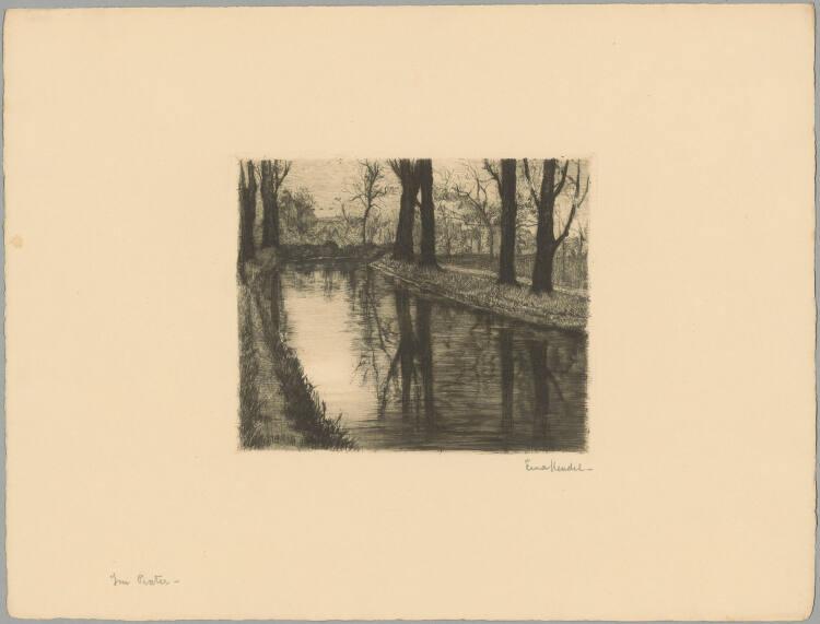 Erna Mendel, "Im Prater", Inv. Nr.: DG1907/141/7