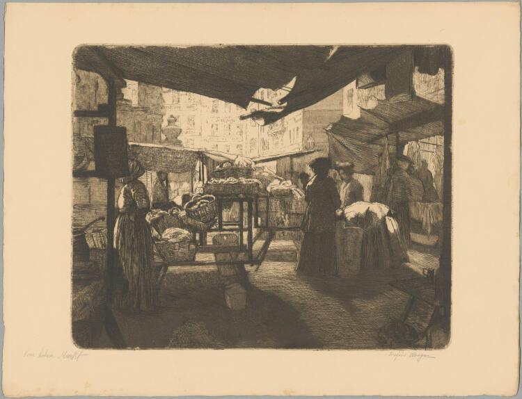 Josefine Elbogen, "Vom Hohen Markt", Inv. Nr.: DG1907/141/9