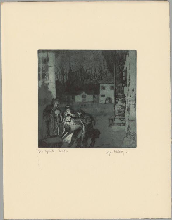 Olga Mulacz, "Der späte Gast", Inv. Nr.: DG1911/722/12