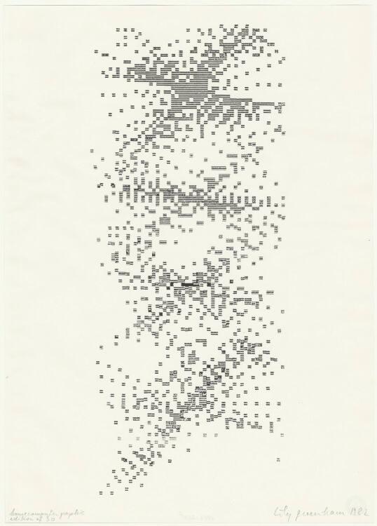 Lily Greenham, homecomputer graphic, Inv. Nr.: DG1983/220/2