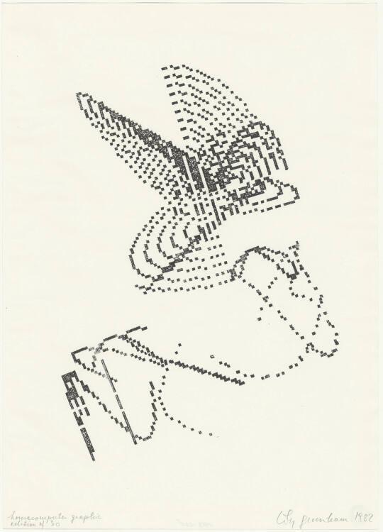 Lily Greenham, homecomputer graphic, Inv. Nr.: DG1983/220/5