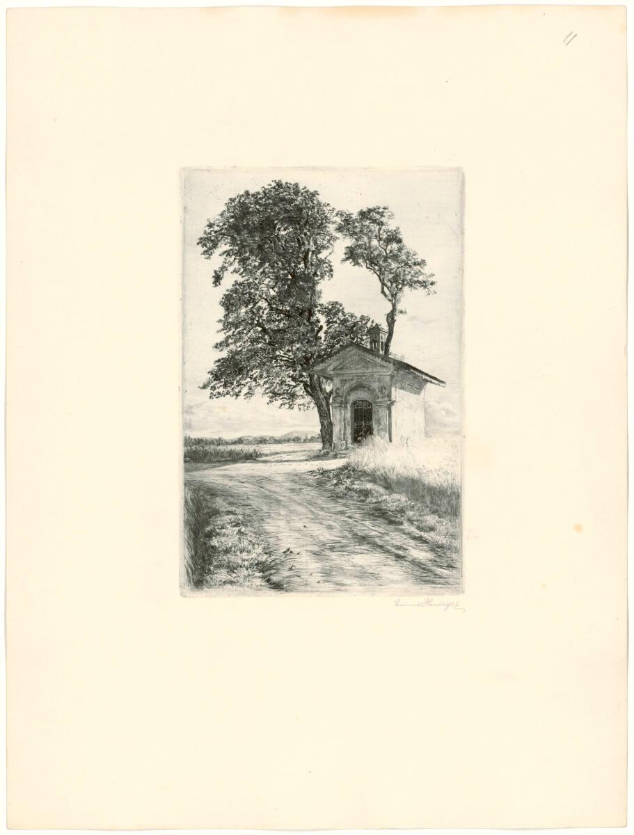 Emma Ludovica Hrnczyrz, "Kapelle bei Brunn am Gebirge", Inv. Nr.: DG1904/282/11