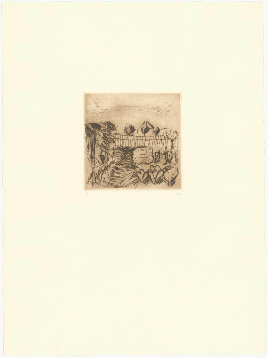 Paula Deppe, Gemüsegarten in Harlaching (Gemüsegarten), Inv. Nr.: DG2000/133/11