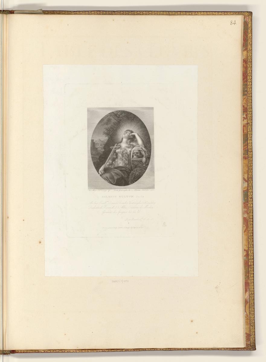 Druckgrafiken nach Werken von Correggio, Maria Magdalena, Inv. Nr.: HB32.1, HB32.1/84