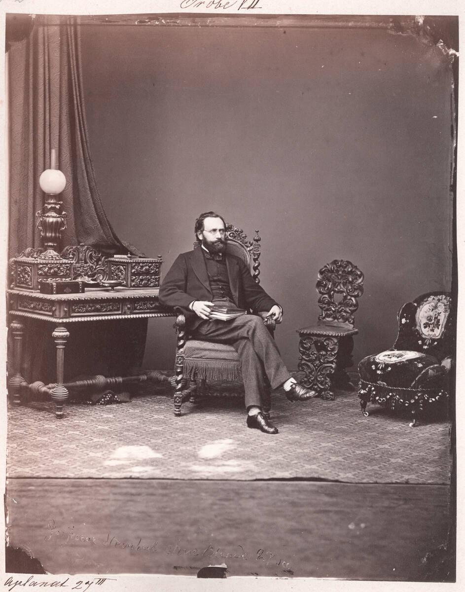 Ludwig Angerer(?), Objektivprobe: Herrenbildnis, Inv. Nr.: FotoGLV2000/4849