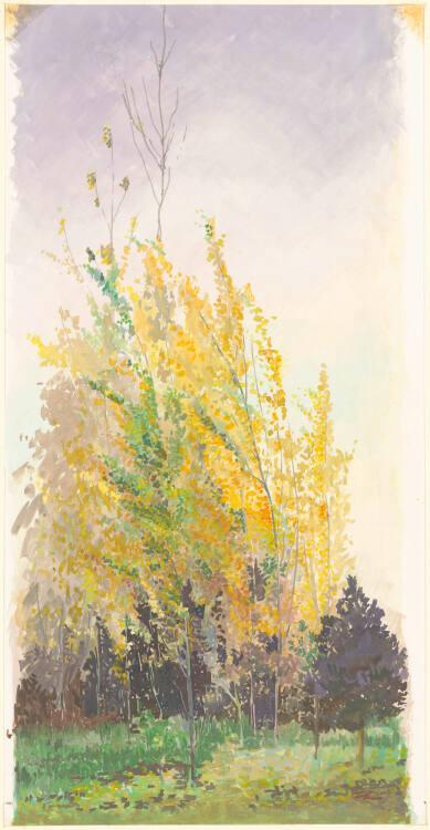 Franz Lichtenberg, Laubbäume im Herbst, Inv. Nr.: 49031