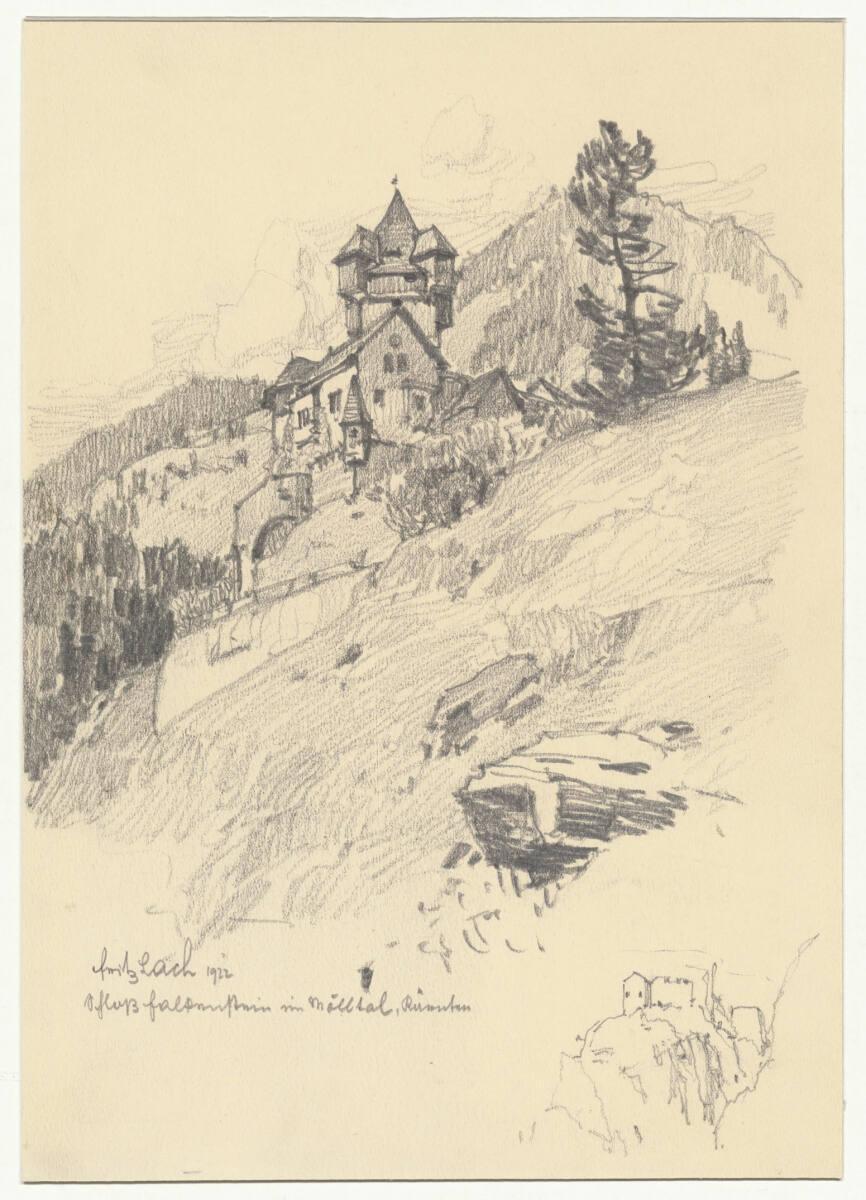 Fritz Lach, Schloss Falkenstein im Mölltal, Inv. Nr.: 40488