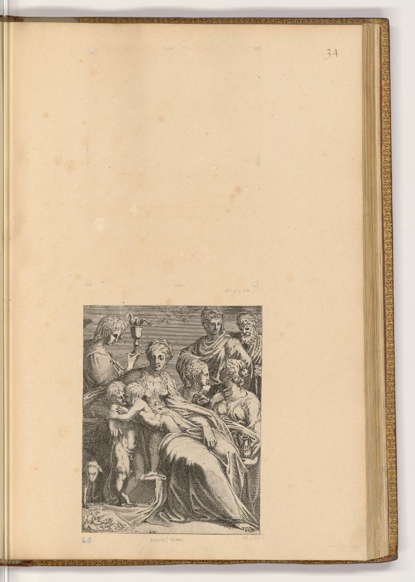 Druckgrafiken nach Werken von Parmigianino, Maria mit Kind und Heiligen, Inv. Nr.: HB33.1, HB33…