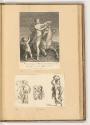Druckgrafiken nach Werken von Parmigianino, Saturn und Philyra; Antike Figuren, Inv. Nr.: HB33.…