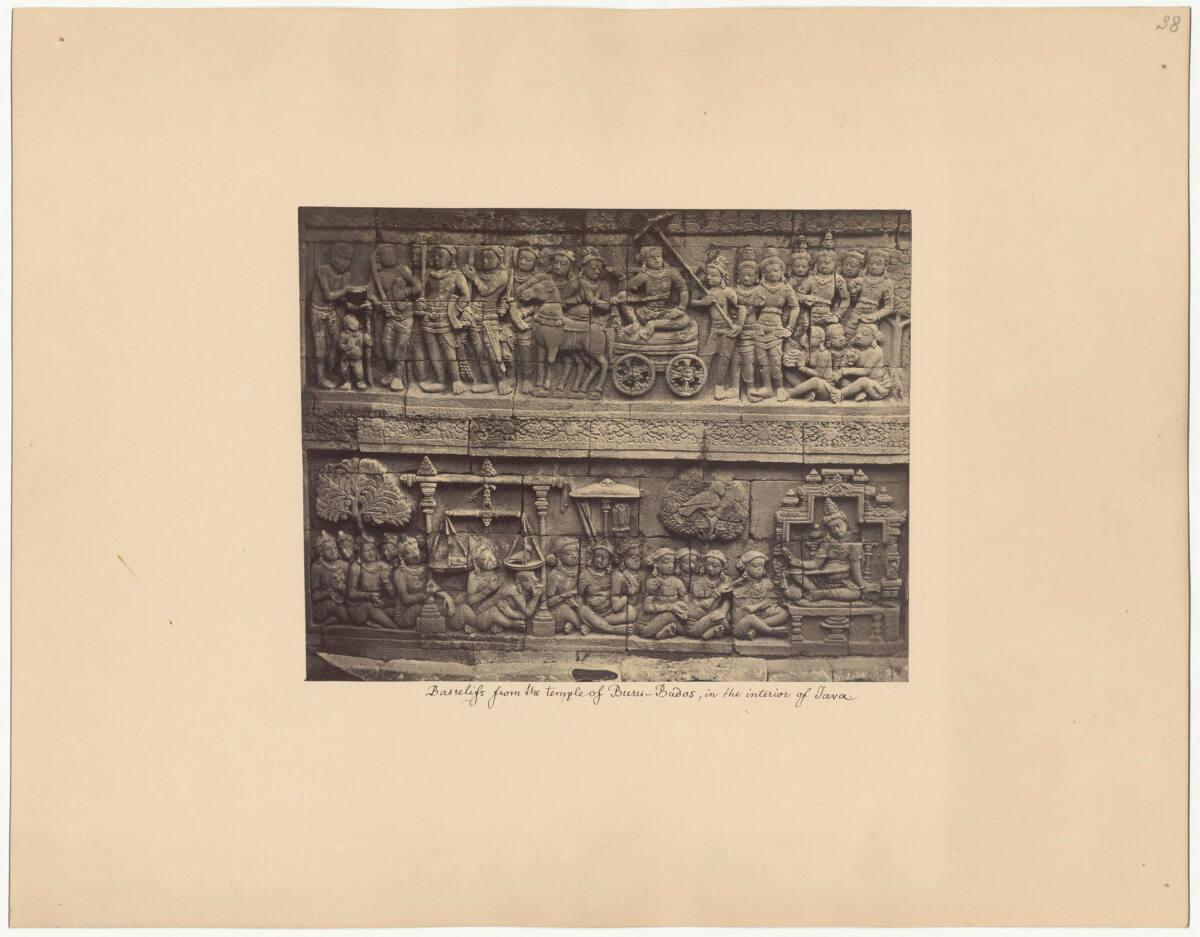 Anonym, Basrelifs from the temple of Buru-Budas, in the interior of Java., Inv. Nr.: Foto2026/1…