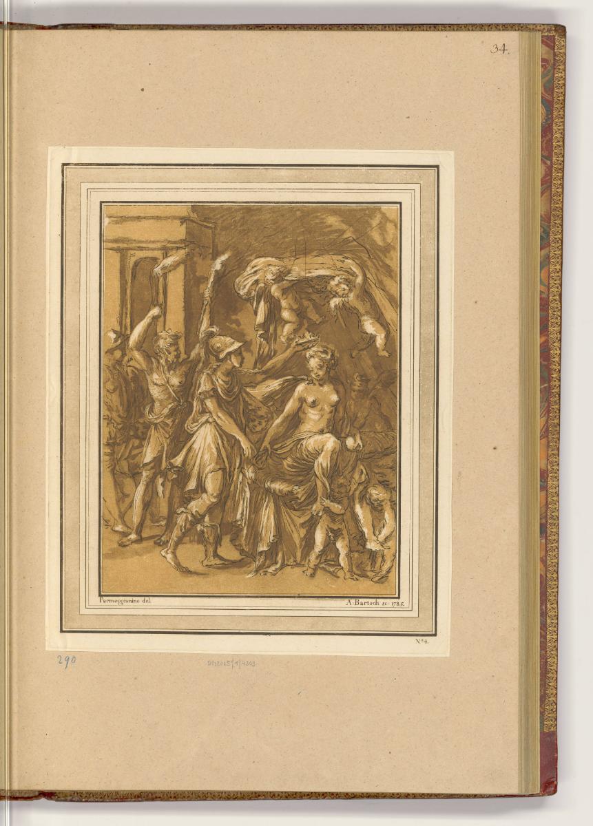 Druckgrafiken nach Werken von Parmigianino, Hochzeit von Alexander und Roxane, Inv. Nr.: HB33.2…