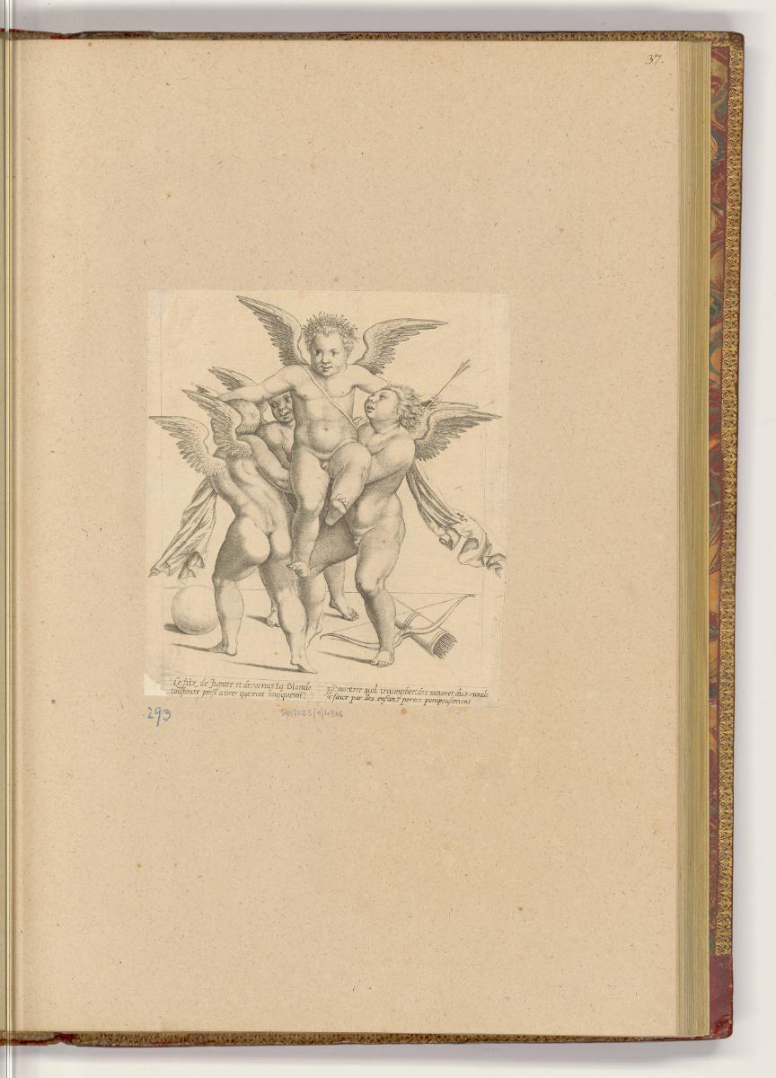 Druckgrafiken nach Werken von Parmigianino, Triumph des Amor, Inv. Nr.: HB33.2, HB33.2/37