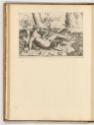 Druckgrafiken von Enea Vico, Leda und der Schwan, Inv. Nr.: HB34, HB34/13v
