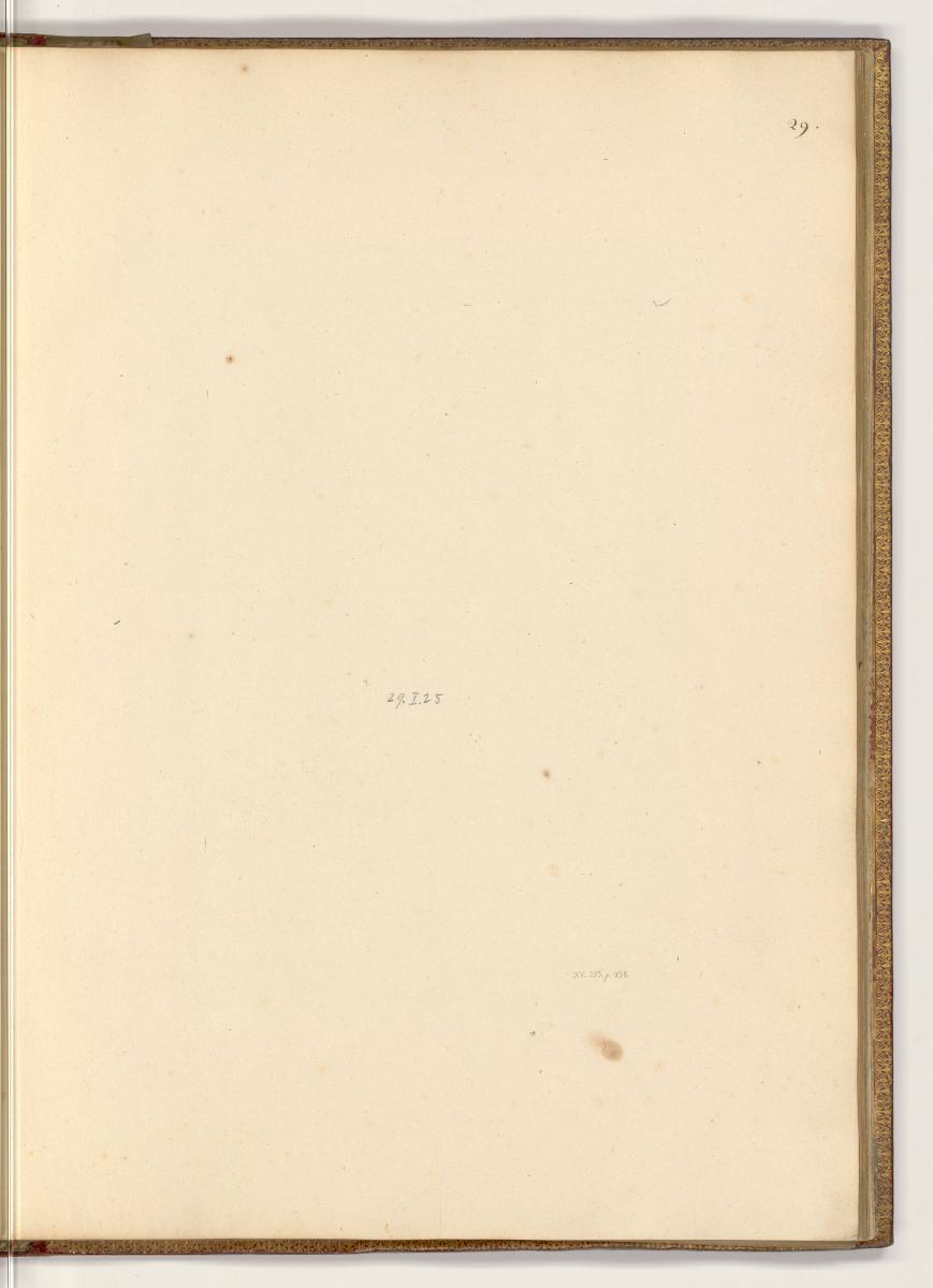 Druckgrafiken von Enea Vico, Leerseite durch Entnahme, Inv. Nr.: HB34, HB34/29