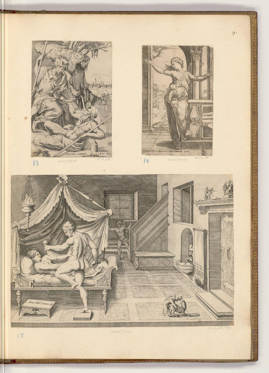 Druckgrafiken von Enea Vico, Diverse Darstellungen, Inv. Nr.: HB34, HB34/9