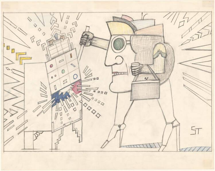 Saul Steinberg, Untitled, Inv. Nr.: 48922