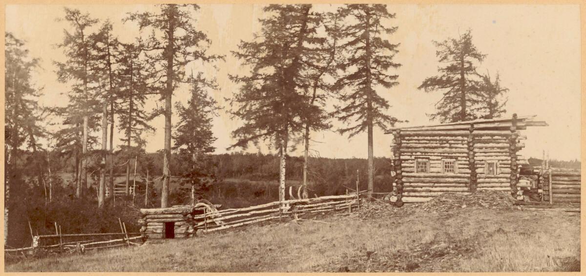 Graf Hans  Wilczek, Chabarika in Russland, Syrjansche Jägerhütte, Inv. Nr.: FotoGLV2000/6788