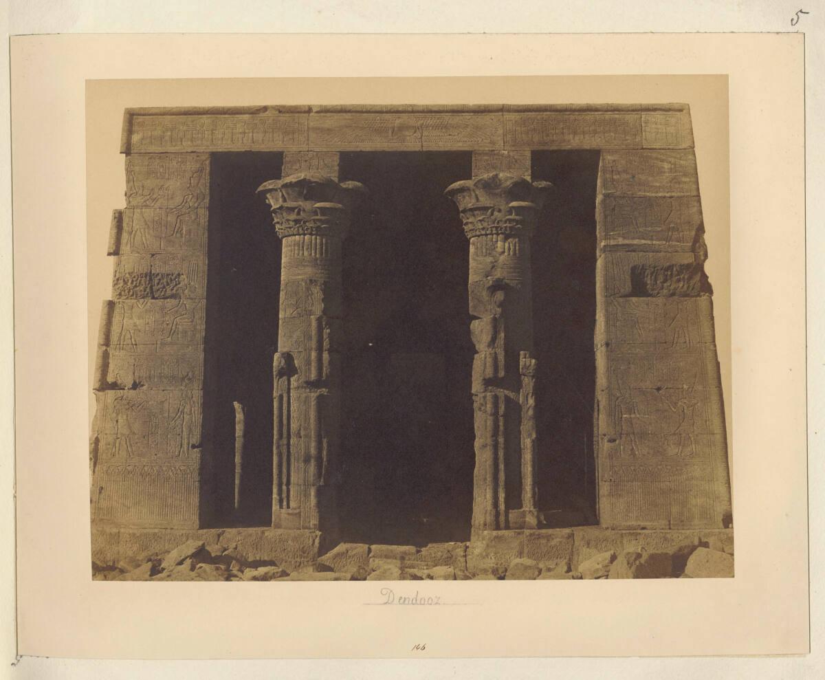 Robert Murray, Tempel von Dendur in Unternubien (heute wiederaufgebaut im Südflügel des Metropo…