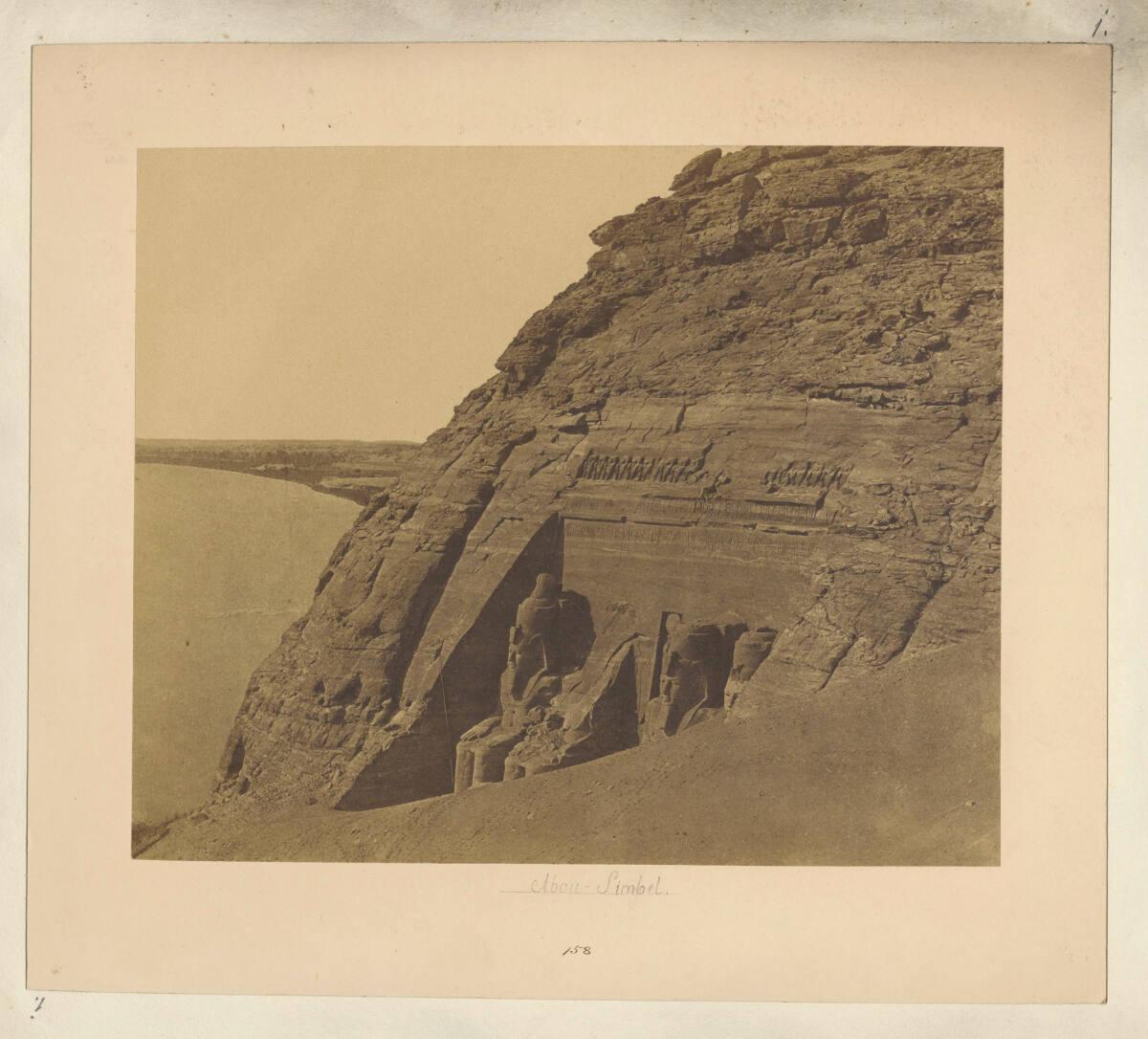 Robert Murray, Abu-Simbel, Eingang zum sogenannten Großen Tempel, Ägypten, Inv. Nr.: Foto2002/3…